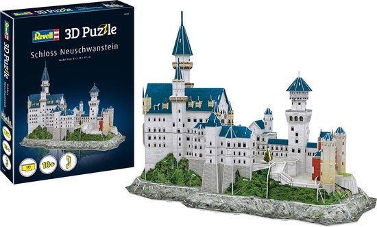 Revell Neuschwanstein 3D Puzzel - 121 stukjes - 14+ jaar