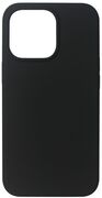 Estuff Black silk-touch silicone case for iPhone 13 Pro Max zwart / iPhone 13 Pro Max