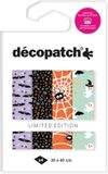 Decopatch Set Texture Decopatch papier Halloween Spookjes hotfoil Limited Edition