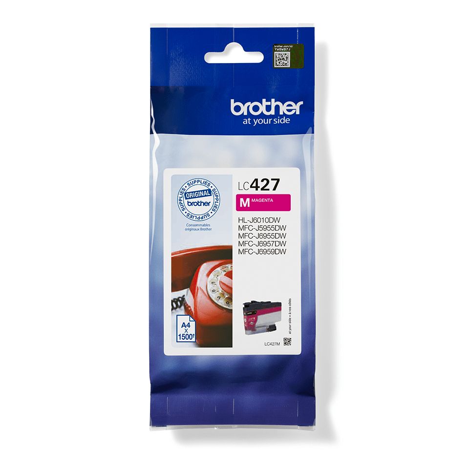 Brother LC-427M Magenta Ink Cartridge - Original - Standard Yield - 1500 Pages