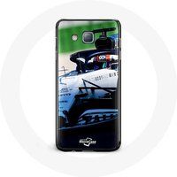 Maniacase Hoesje voor Samsung Galaxy Grand Prime Formule 1 Pierre Gasly F1 Coureur Wit