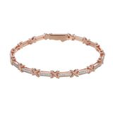 Cavill - Zilveren Armband met Roségouden Vergulding