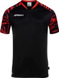 Uhlsport Goal 25 Shirt Zwart-Rood Maat 2XL