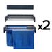 Foxydry Hide 71 cm – Étagères murales extensibles en aluminium, peu encombrantes et résistantes à la rouille