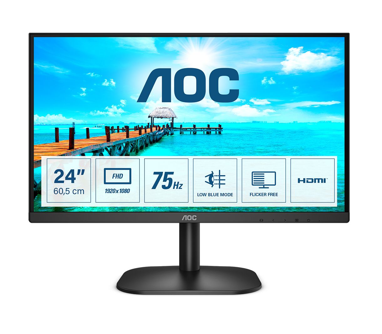 AOC 24B2XHM2 23.8" Full HD VA Monitor