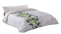 JVR Florence Dekbedovertrek, katoen, polyester, groen, voor eenpersoonsbed, 240 x 150 x 3 cm