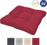 Beautissu XLuna loungekussen - rood - 50x50 cm