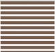 vidaXL Zebra rolgordijn 155x100 cm stofbreedte 150,9cm polyester bruin