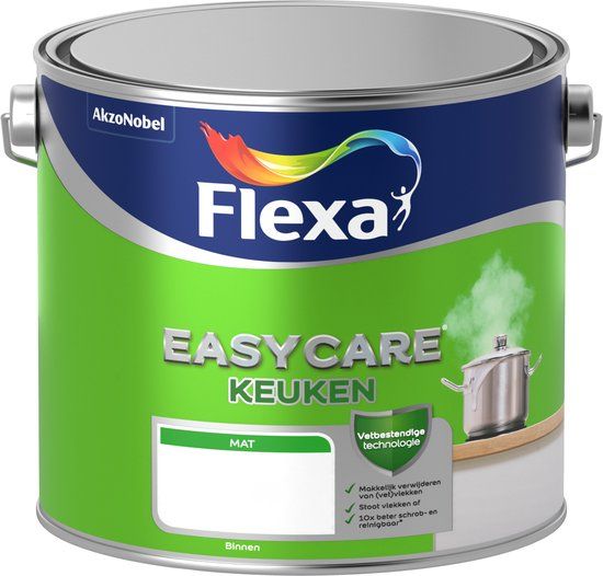 Flexa Easycare Keuken Muurverf - Vol Marmer - 1 L - Mengverf - Mat