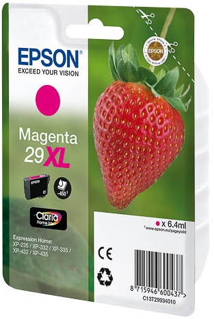 Epson Strawberry 29XL M single pack / magenta