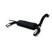 Dubbele AutoStyle Dubbele Sportuitlaat compatibel met Toyota Aygo 1.0 50kW 2005-2011 70mm