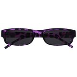 Leesbril The Reading Glasses Leesbril Paarse Schildpad Lichtgewicht Comfortabel Zon Lezers UV400 Mannen Vrouwen S32-5 +2,00