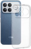 Techsuit Hoesje geschikt voor Xiaomi Poco F8 Ultra - Clear Silicone Back Cover - Transparant