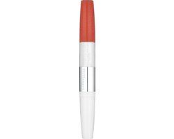 Maybelline SuperStay 24H Lipstick - 444 Cosmic Coral - Orange - Long Lasting Glossy Lipstick - 8g