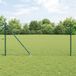 vidaXL Gaashek met grondpennen 10 x 1 m PVC-Coated Staal Groen Mesh