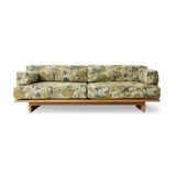 HKLIVING loungebank buiten teak (botanical)
