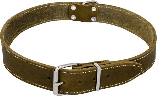 Jack And Vanilla - Jv Vetleder Halsband Groen - 10mm x 25cm