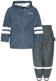 Playshoes Kinderregenjas Regenset Halbbroek Basic 408355 Marine Unisex Polyester