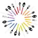 Excelsa Set van 24 Bestek – Multicolor – Modieus en Vaatwasmachinebestendig – Polypropyleen Handvatten