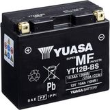 Yuasa YT12B-BS AGM Motoraccu Zwart
