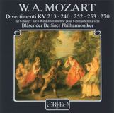 Divertimenti Bläser Der Berliner Philharmoniker - Mozart: Divertimenti KV 213, 240, 252, 253, 270 (CD)