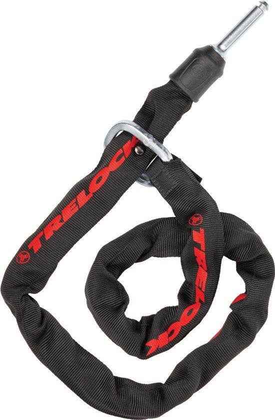 Trelock Insteekketting ZR 355 100 cm - Zwart/Rood