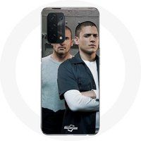 Maniacase Case voor Oppo A74 5G Prison Break Michael Scofield in Lincoln Burrows