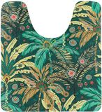 Tendance Toiletmat/wc mat Jungle Fever - antislip - groen - 45 x 50 cm