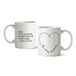 Mopec G471.7 keramische mok "Eu Te Amo Mãe Hart", wit