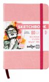 Darwi Schetsboek - A6 - 140 g - Roze - 80 vellen