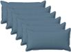 vidaXL - Kussensloop - 6 stuks - Jeans Blauw - 40 x 80 cm