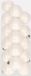 Decoris Kaemingk B.V. 16x stuks kunststof kerstballen wit 4 cm