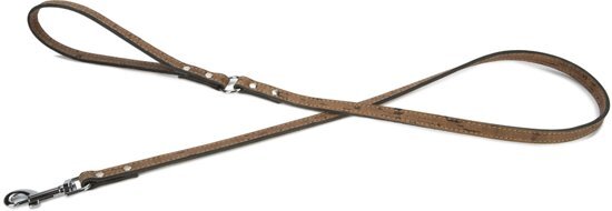 Beeztees Cork - Hondenhalsband - Leer - Bruin - 110 cm x 12mm