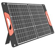Rosaking 60 W oplader op zonne-energie, draagbaar, opvouwbaar outdoor USB C + A zonnepaneel voor tuin, balkon, camping, deur, draagbare generator, vissen, smartphone, GoPro, laptops