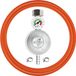 Cellfast 52-506 Propaan-butaan aansluitset met manometer, slang 2 x band KIT 2m Complete set voor gasfornuizen, kookplaten, ovens, barbecue en andere gasapparaten 37 mbar