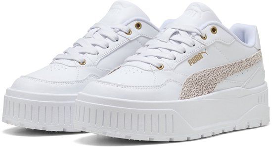 PUMA Karmen II Idol Topcat Dames Sneakers - PUMA White-Frosted Ivory