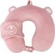 Holland Connections Coussin de voyage, 100% mousse à mémoire de forme en forme de U, coussin de nuque doux avec masque pour les yeux, coussin de nuque portable léger pour le voyage, le bureau, la maison, la voiture, la chaise, l'avion (rose)