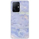 Xiaomi Bedrukt siliconen hoesje compatibel met Xiaomi Mi 11T 5G, Xiaomi Mi 11T Pro 5G Marbre bleu
