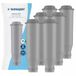 Wessper cartouches filtrantes pour machine à café entièrement automatique, filtre à eau - compatible avec machines à café Krups F088, Nivona, Siemens, Bosch, AEG - pack de 6