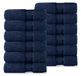 Cotton Craft - Ultra Soft set van 12 washandjes - 30 x 30 cm - nachthemel - 100% puur ringgesponnen katoen