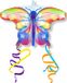 Kites Ready 2 Fly Pop-up Mini Nylon Vlieger Vlinder Regenboog