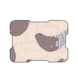 Bonamaison, Digitaal bedrukte muismat, antislip onderkant, voor kantoor en thuis, afmetingen: 22x18 cm