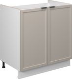 Vicco Fame-Line Wastafelkast – 80 cm, WB Marmer GrijsBeige
