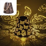 Gadgy Solar Tuinverlichting Vlinders - Brons/Goud - Buitenlamp op Zonne-energie