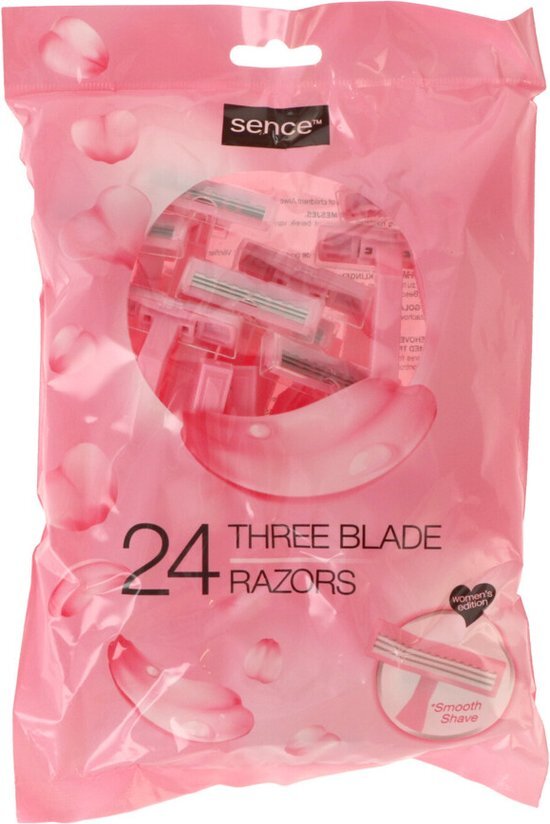 Sence Scheermesjes Three Blades Vrouwen 24 stuks