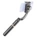 Cellularline FREEMOTION 3-in-1 gimbal met intelligente anti-shake-stabilisator, selfiestick, statief, bluetooth-afstandsbediening, aluminium, portret- en landschapsformaat, zwart