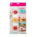Decora 0255042 koekvormpje Oranje, Rood, Wit, Geel
