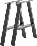 Sotech 2 stuks tafelonderstel A-FRAME 710 x 580 mm, zwart