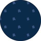 Bonateks Tapis de souris rond imprimé numériquement