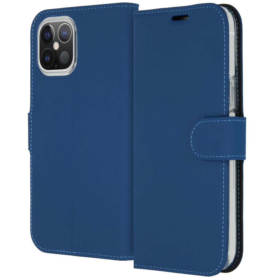 Accezz Softcase Booktype voor de iPhone 12 6 7 inch - Blauw